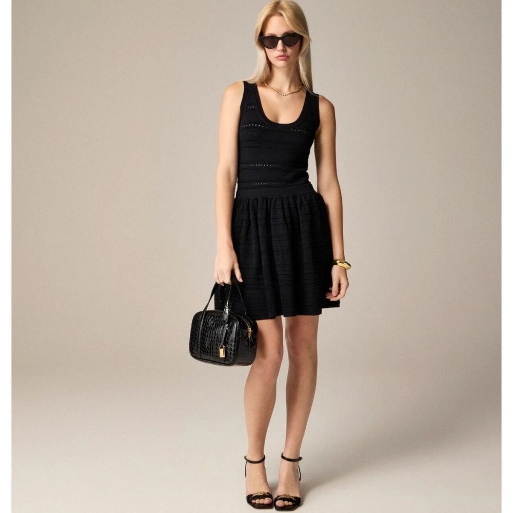 J. Crew Open Knit Mini Dress